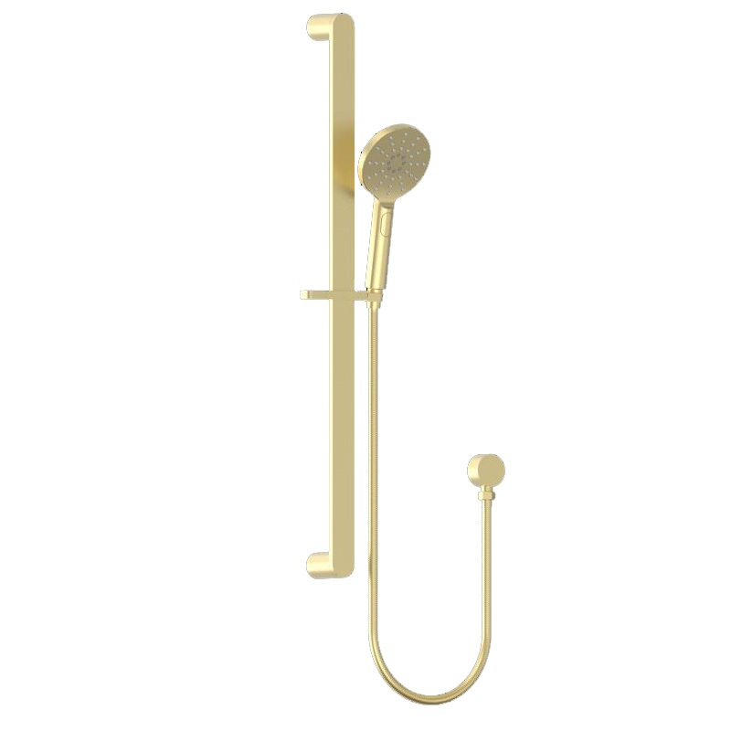 Coral Shower Rail – Brushed Gold