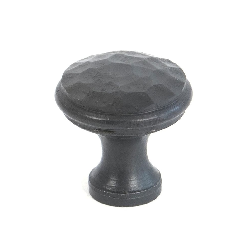 From The Anvil – Beeswax Hammered Cabinet Knob – Small