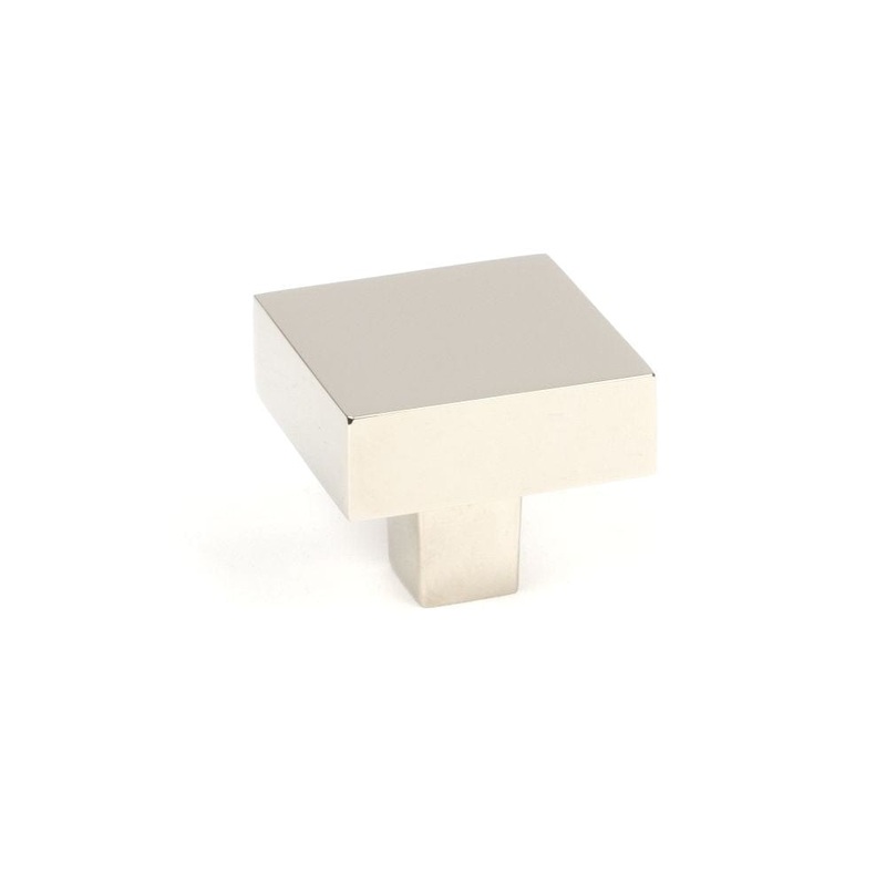 From The Anvil – Polished Nickel Albers Cabinet Knob – 35mm