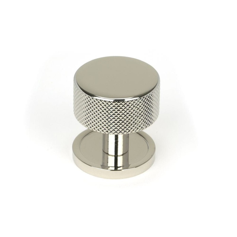 From The Anvil – Polished Nickel Brompton Cabinet Knob – 32mm (Plain)