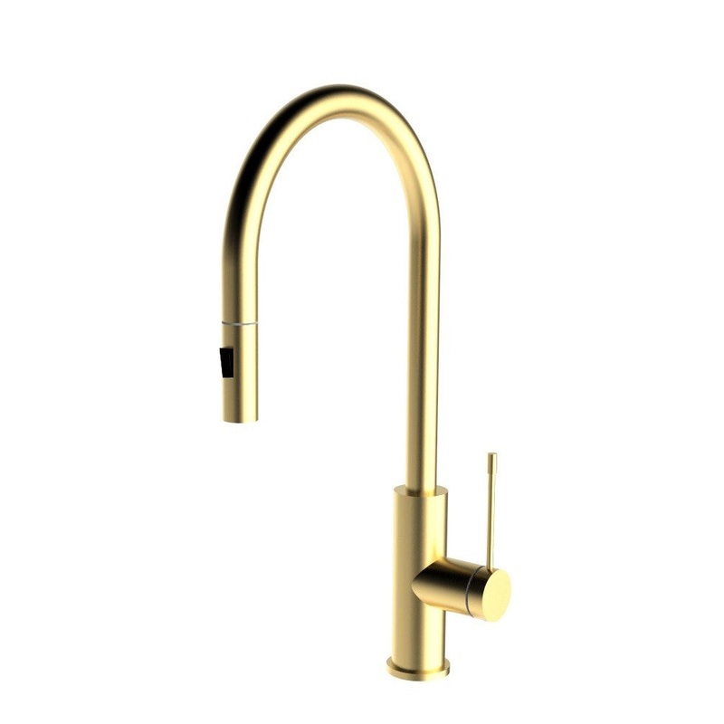 Pacifica II Kitchen Pull-out Sink Mixer – Brushed Gold