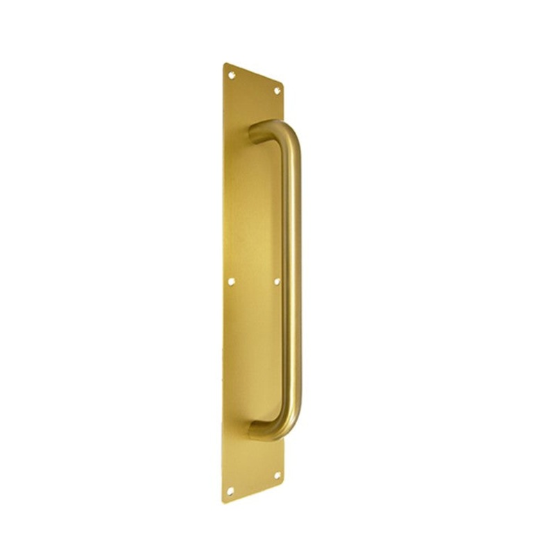 400mm Push and Pull Door Plate – Antique Brass Finish
