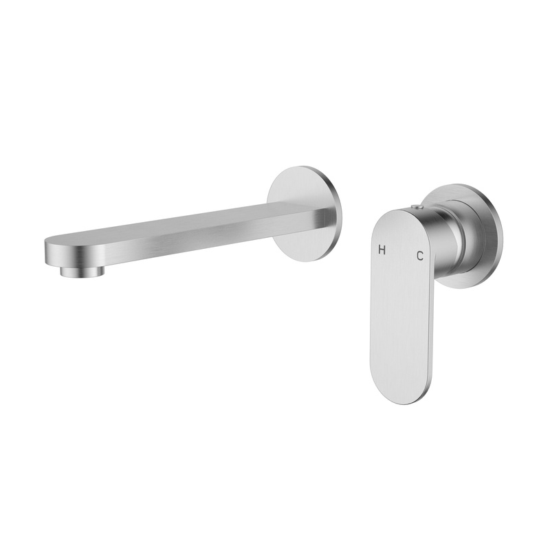 Coral Wall Spout & Mixer Combination – Brushed Nickel