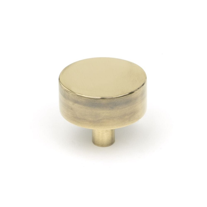 From The Anvil – Aged Brass Kelso Cabinet Knob – 38mm (No rose)