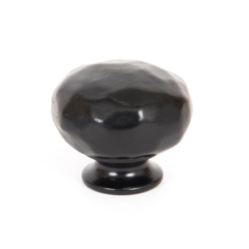 From The Anvil – Black Elan Cabinet Knob – Small