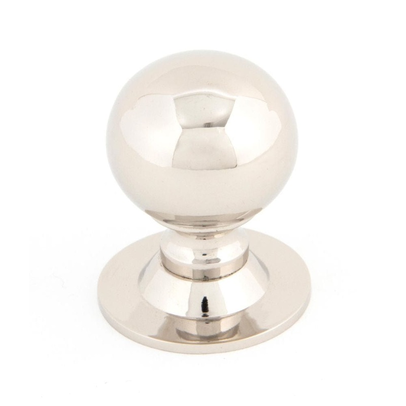 From The Anvil – Polished Nickel Ball Cabinet Knob 31mm