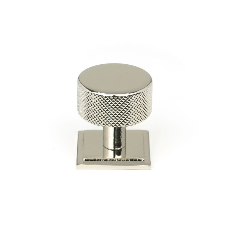 From The Anvil – Polished Nickel Brompton Cabinet Knob – 32mm (Square)