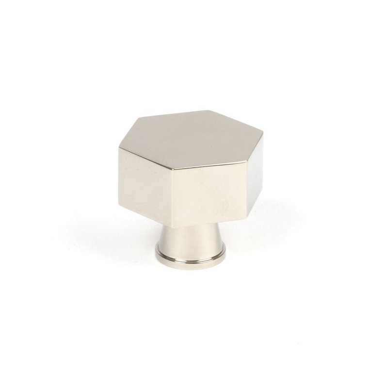 From The Anvil – Polished Nickel Kahlo Cabinet Knob – 38mm