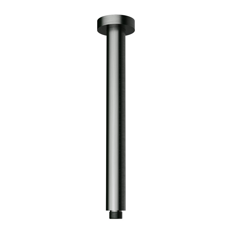 Round Ceiling Drop Down Shower Arm 300mm – Gunmetal