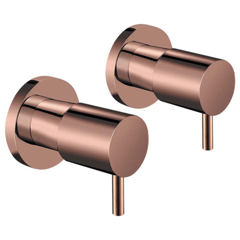 Bella 1/4 Turn Wall Tops – Rose Gold