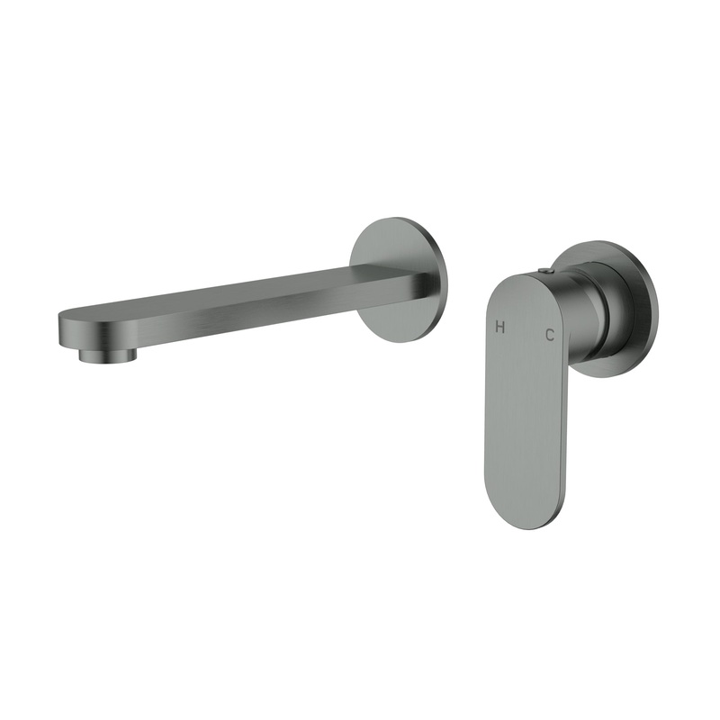 Coral Wall Spout & Mixer Combination – Gunmetal