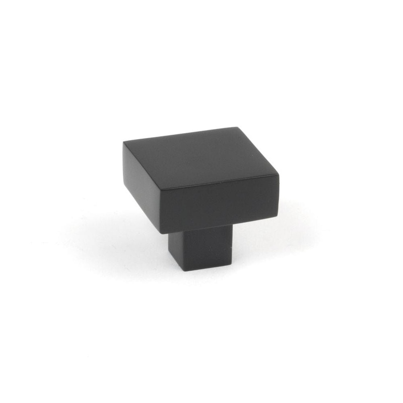 From The Anvil – Matt Black Albers Cabinet Knob – 30mm
