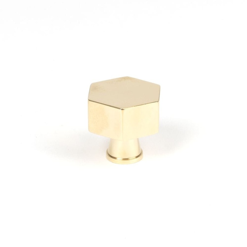 From The Anvil – Polished Brass Kahlo Cabinet Knob – 32mm