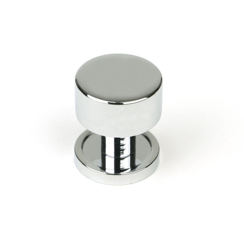 From The Anvil – Polished Chrome Kelso Cabinet Knob – 25mm (Plain)