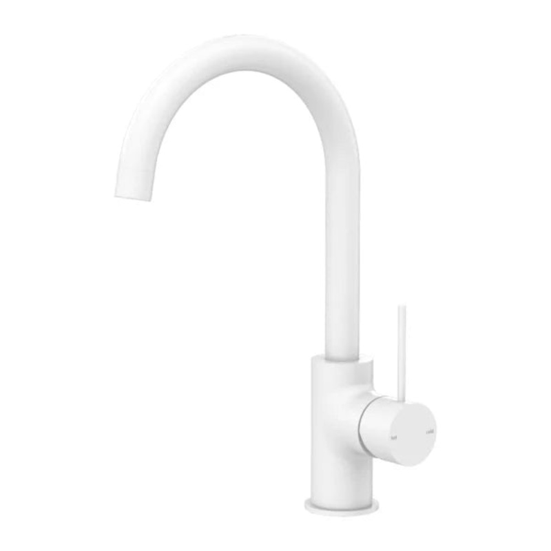 Penelle Deluxe Kitchen Sink Mixer – Matt White