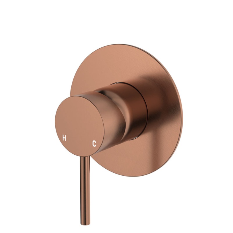 Cobre Wall Mixer – Brushed Copper