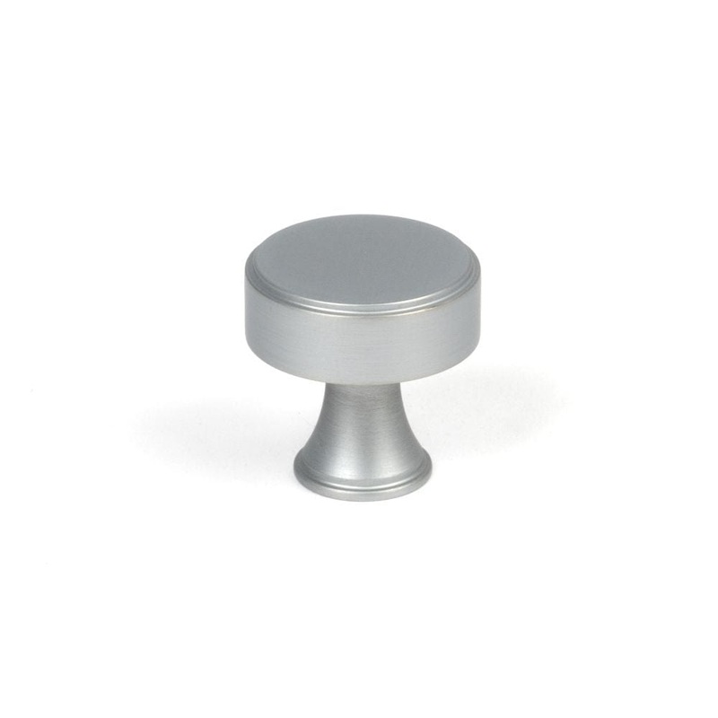 From The Anvil – Satin Chrome Scully Cabinet Knob – 25mm