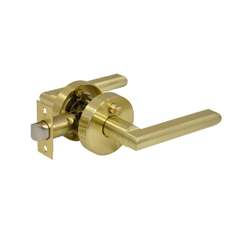 St Tropez Series Privacy Lever Set – Brushed Gold