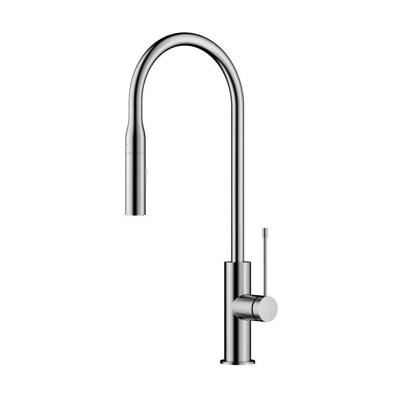 Aura Deluxe Pull-out Sink Mixer – Brushed Nickel