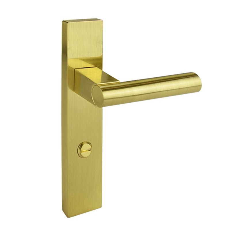 Brushed Gold Finish Door Privacy Lever Set – Fraser Series