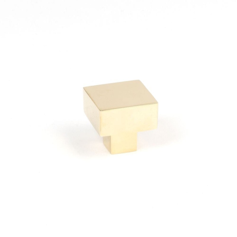 From The Anvil – Polished Brass Albers Cabinet Knob – 25mm