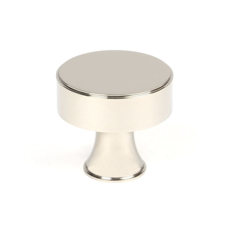 From The Anvil – Polished Nickel Scully Cabinet Knob – 38mm