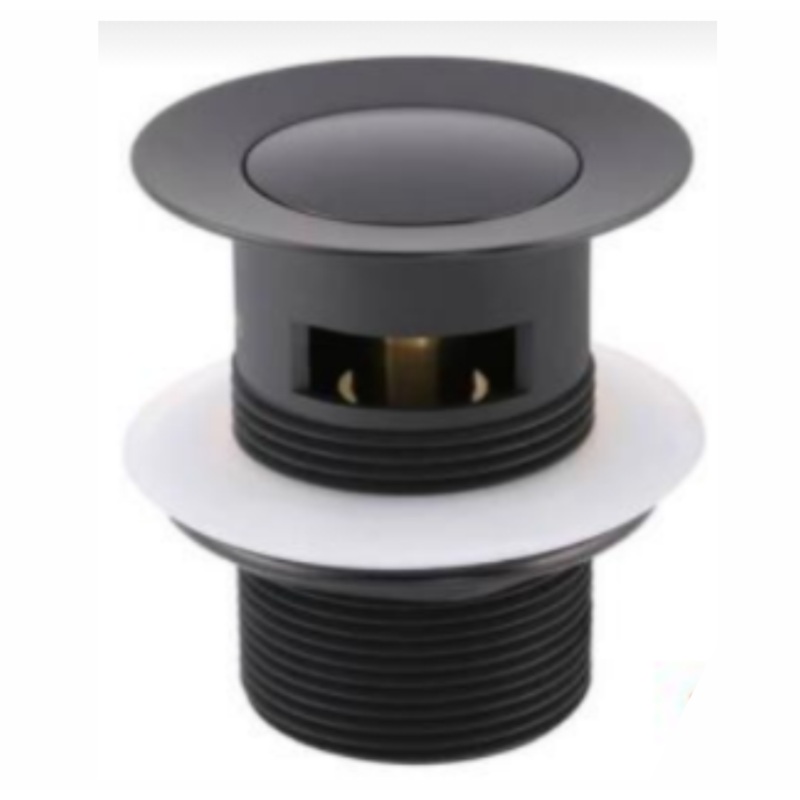 Pop Up Plug & Waste 40mm With Overflow – Matt Black