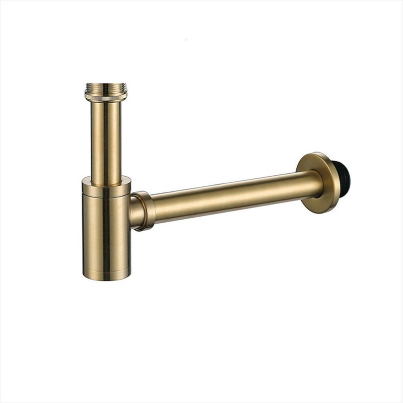 Round Bottle Trap – Brushed Gold