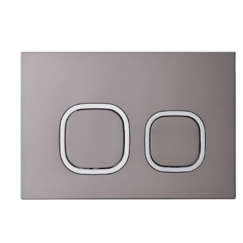 Solange In Wall Toilet Flush Buttons – Gunmetal