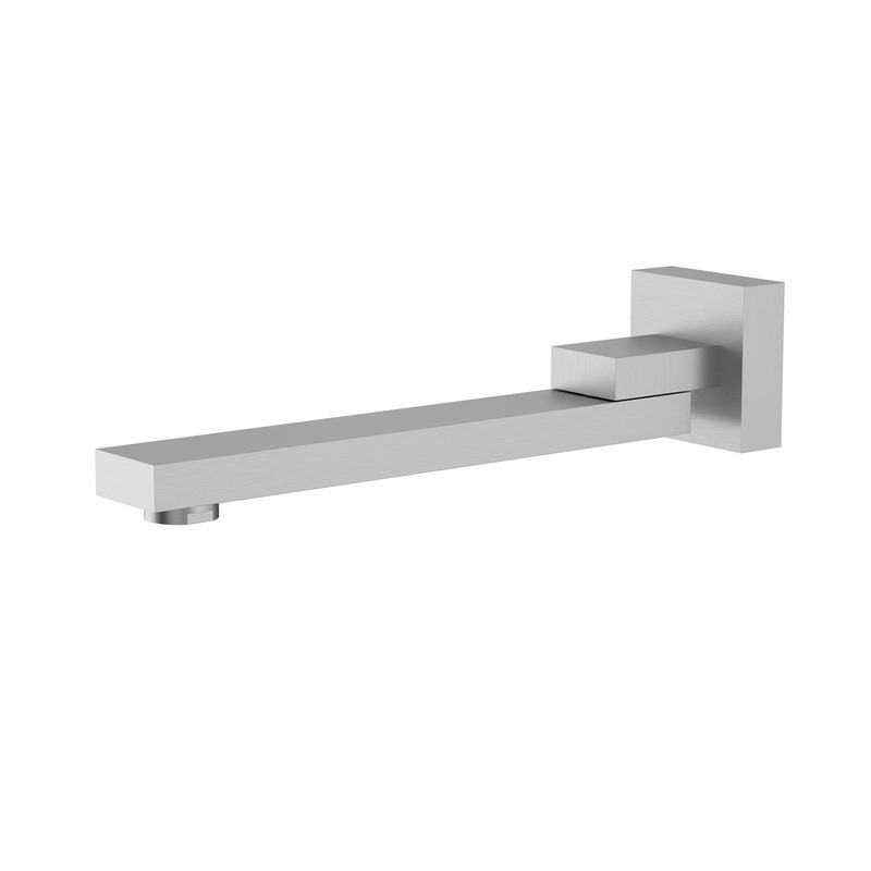 Square Swivel Bath Spout – Brushed Nickel