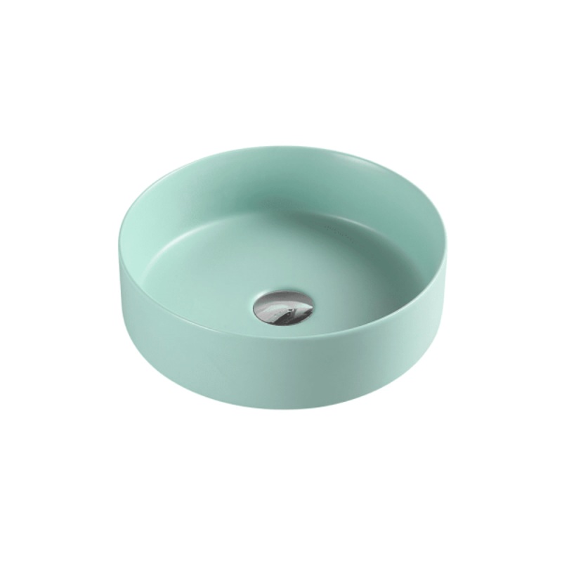 Tiffany Palm Turquoise Counter Top Vanity Basin