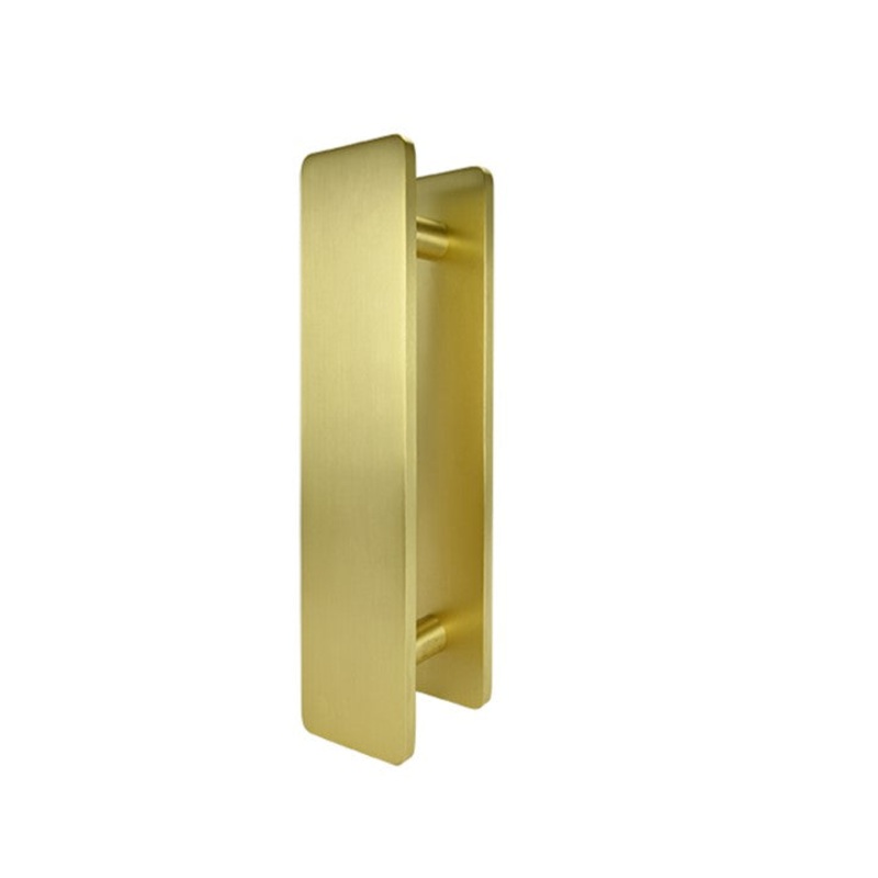 400mm Brushed Gold Door Pull Plate (Pair) – King Series