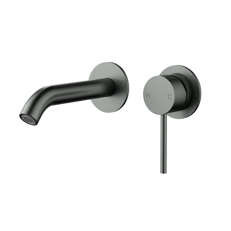 Bella Wall Mixer & Spout Combination  – Gunmetal