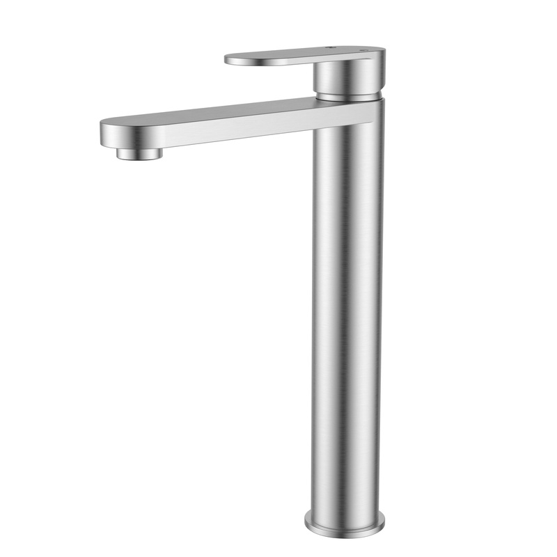 Coral Basin Mixer Tall – Brushed Nickel
