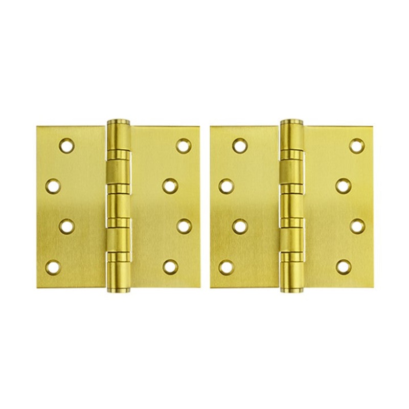 Extra Wide Brass Finish Door Hinges (1 Pair) – 100 x 100 x 3mm