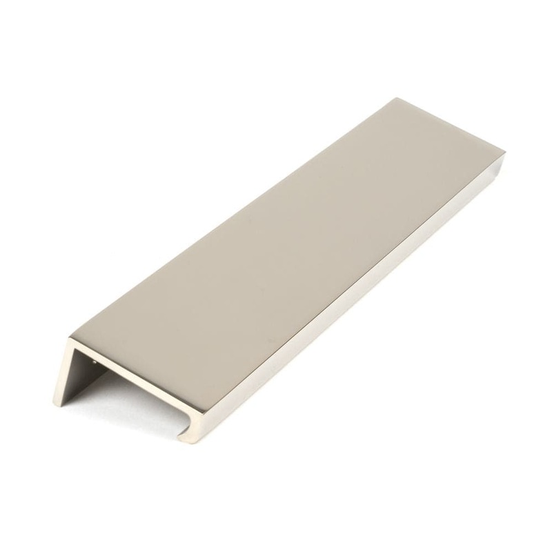 From The Anvil – Polished Nickel 200mm Plain Edge Pull