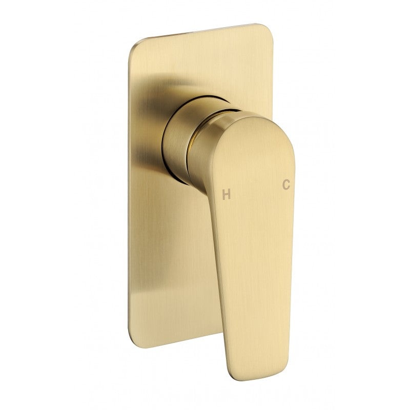 Solange Shower & Bath Mixer – Brushed Gold