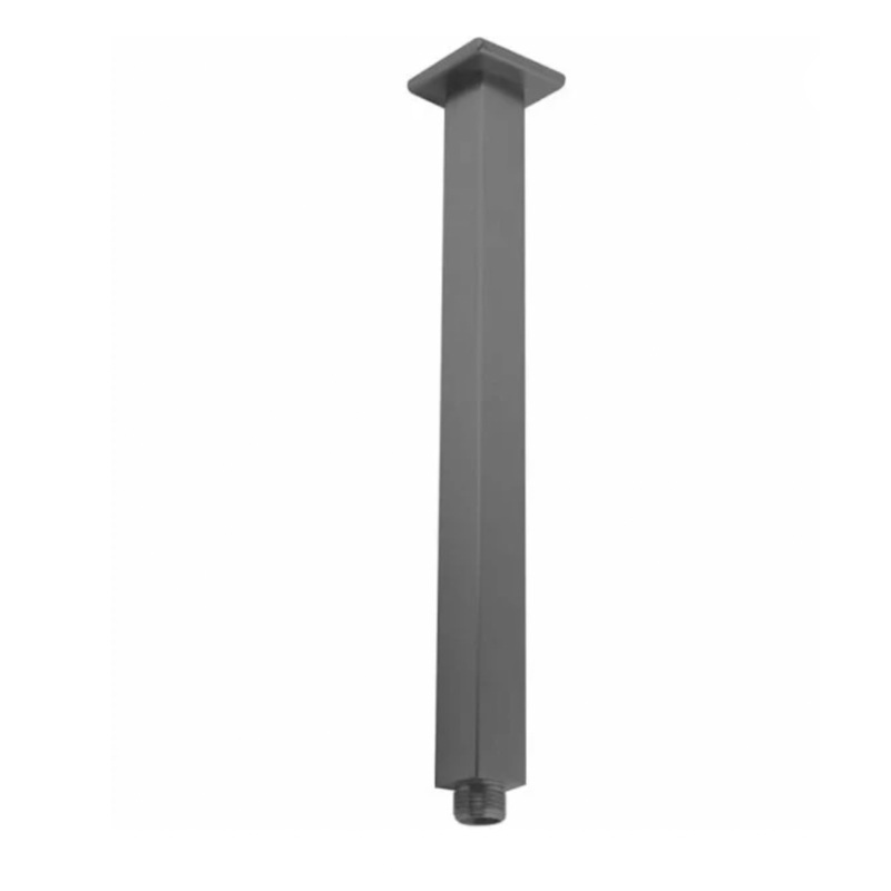 Square Ceiling Drop Down Shower Arm 310mm – Gunmetal
