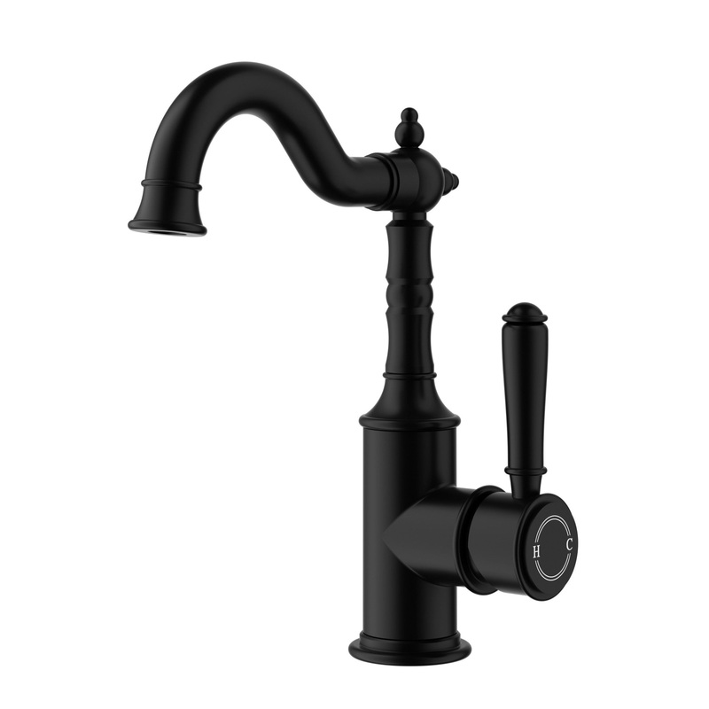 Birmingham II Classical Kitchen Sink Mixer -Matt Black