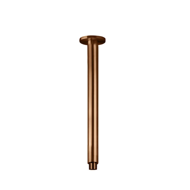 Cobre Ceiling Drop Down Shower Arm 300mm – Brushed Copper