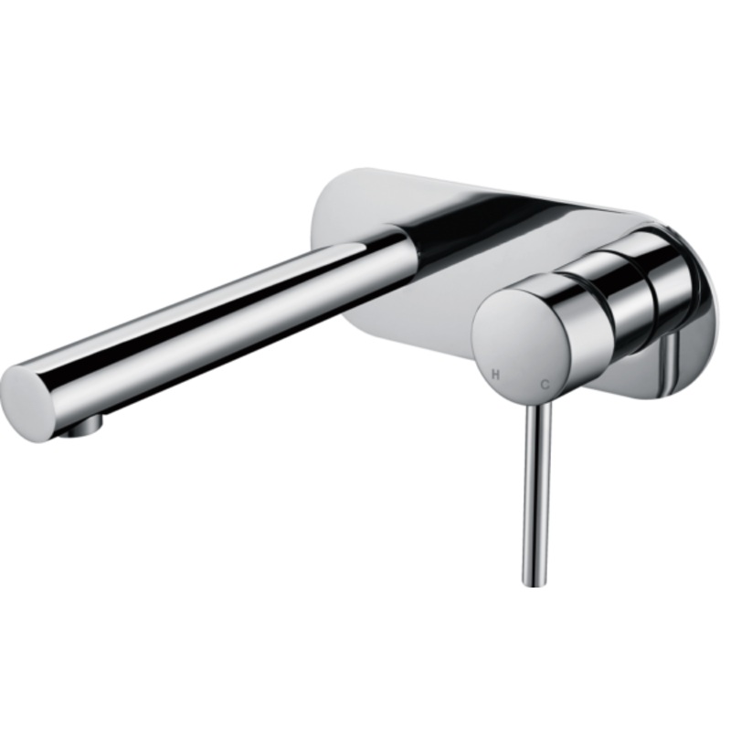 Coral Savannah Wall Mixer & Spout Combination  – Chrome