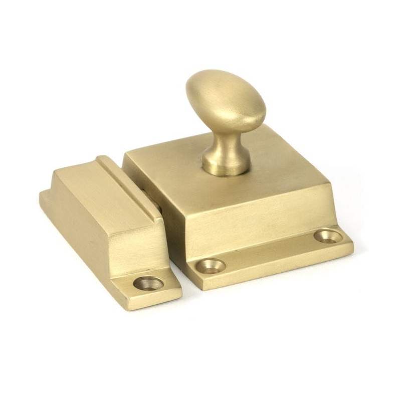 From The Anvil – Satin Brass Cabinet Latch