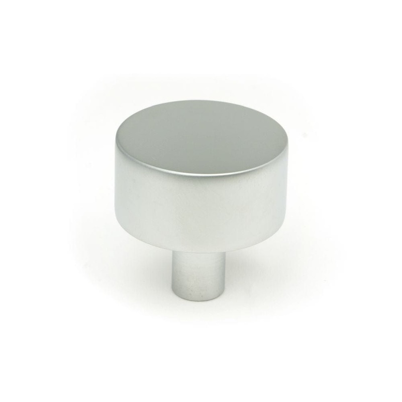 From The Anvil – Satin Chrome Kelso Cabinet Knob – 32mm (No rose)