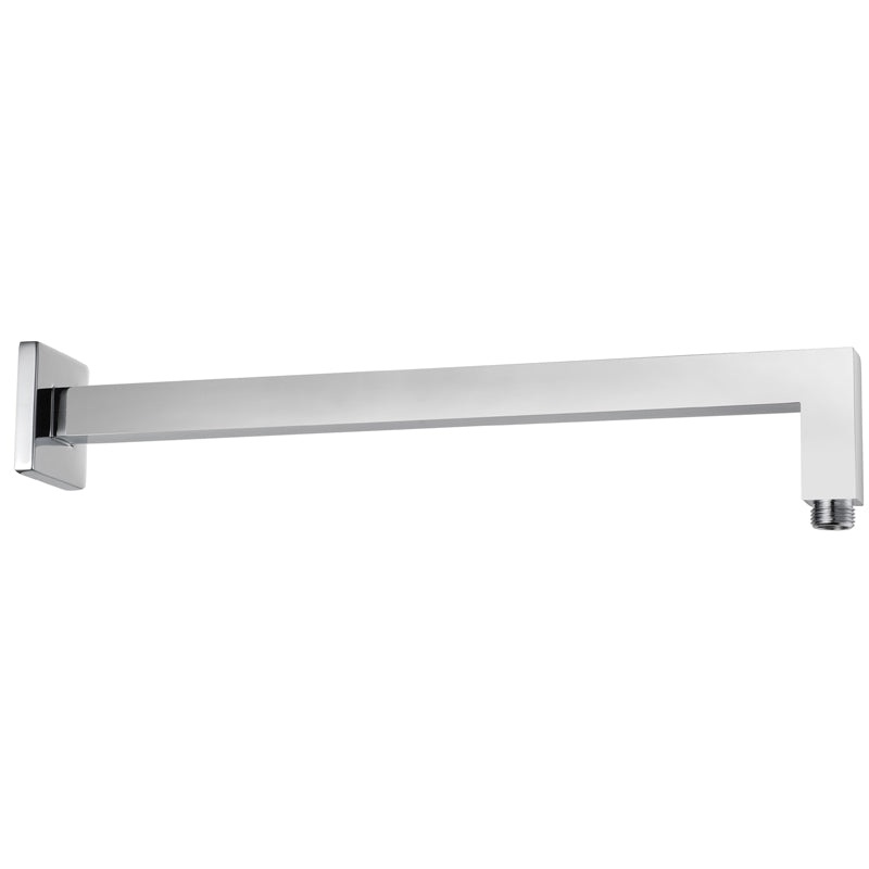 Square Horizontal Shower Arm – Chrome