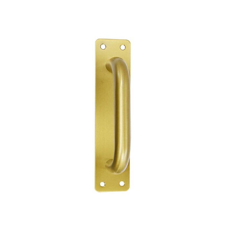 200mm Push and Pull Door Plate – Brushed Gold
