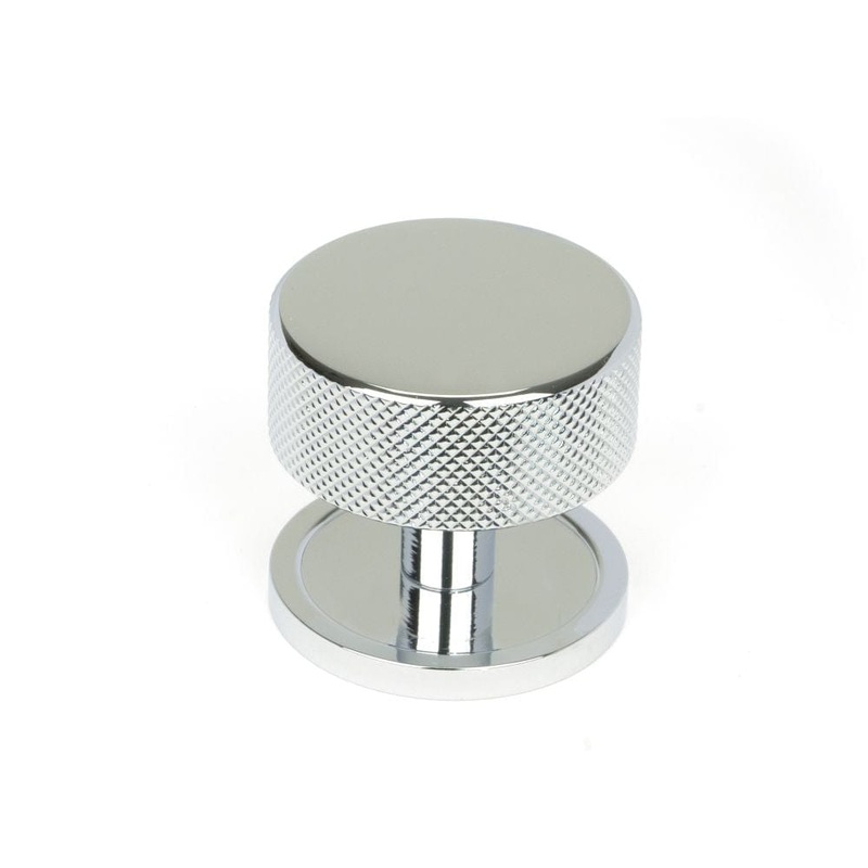 From The Anvil – Polished Chrome Brompton Cabinet Knob – 38mm (Plain)