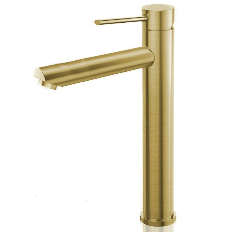 Pacifica Bella Basin Mixer Tall – Brushed Gold