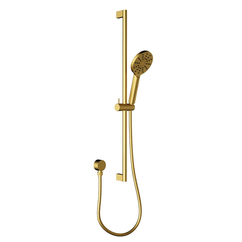 Pacifica Shower Rail – Brushed Gold
