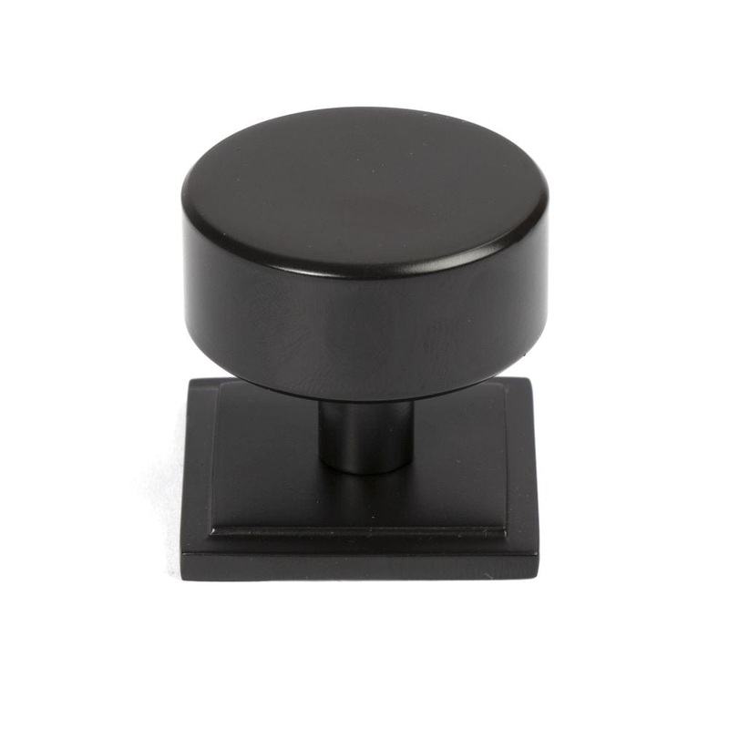 From The Anvil – Aged Bronze Kelso Cabinet Knob – 38mm (Square)