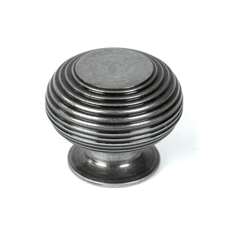 From The Anvil – Pewter Beehive Cabinet Knob 40mm